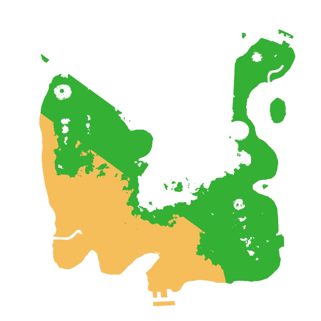 Biome Rust Map: Procedural Map, Size: 3000, Seed: 79969