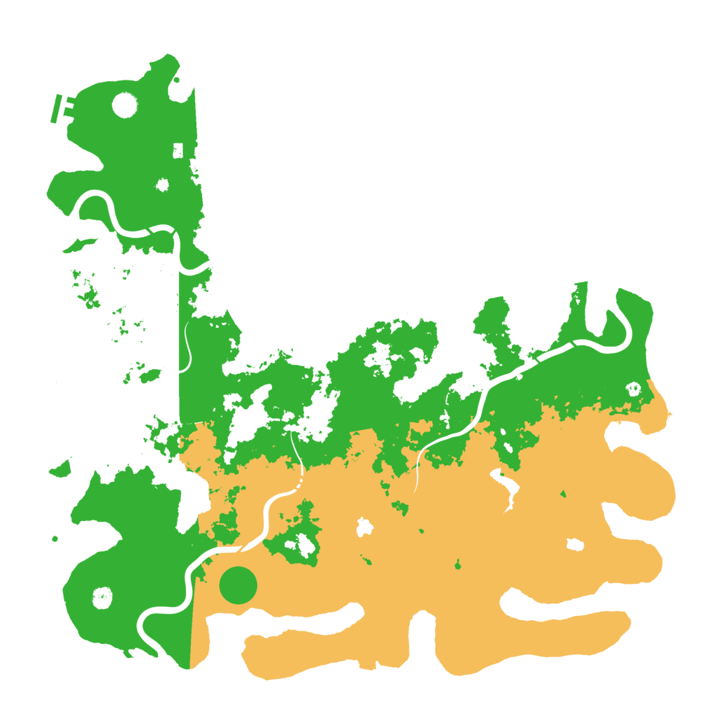 Biome Rust Map: Procedural Map, Size: 5000, Seed: 6699