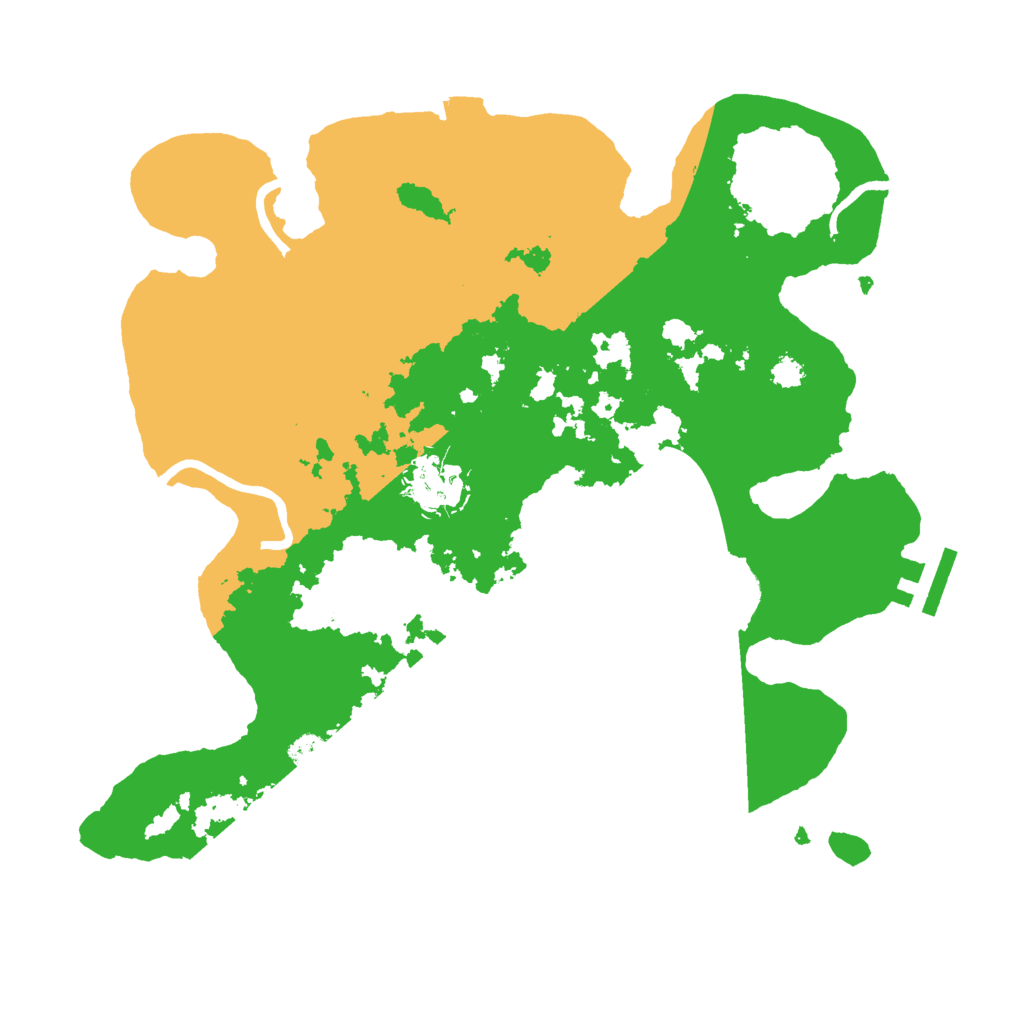 Biome Rust Map: Procedural Map, Size: 3000, Seed: 556096013