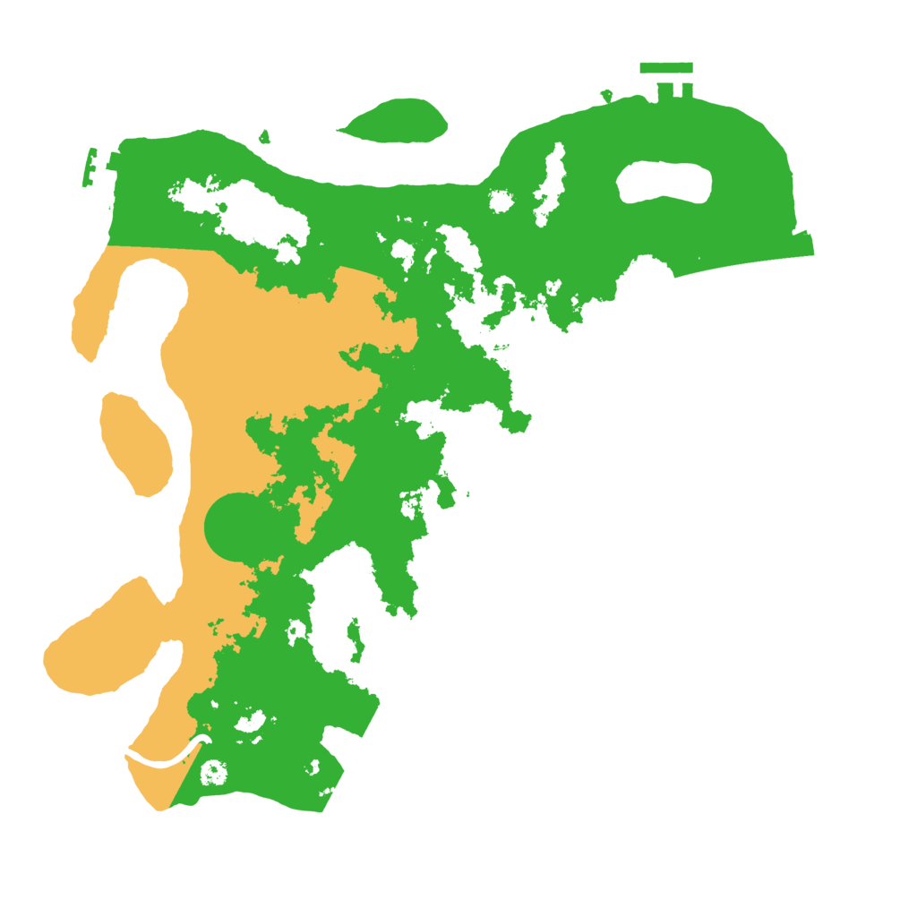 Biome Rust Map: Procedural Map, Size: 3500, Seed: 457699578