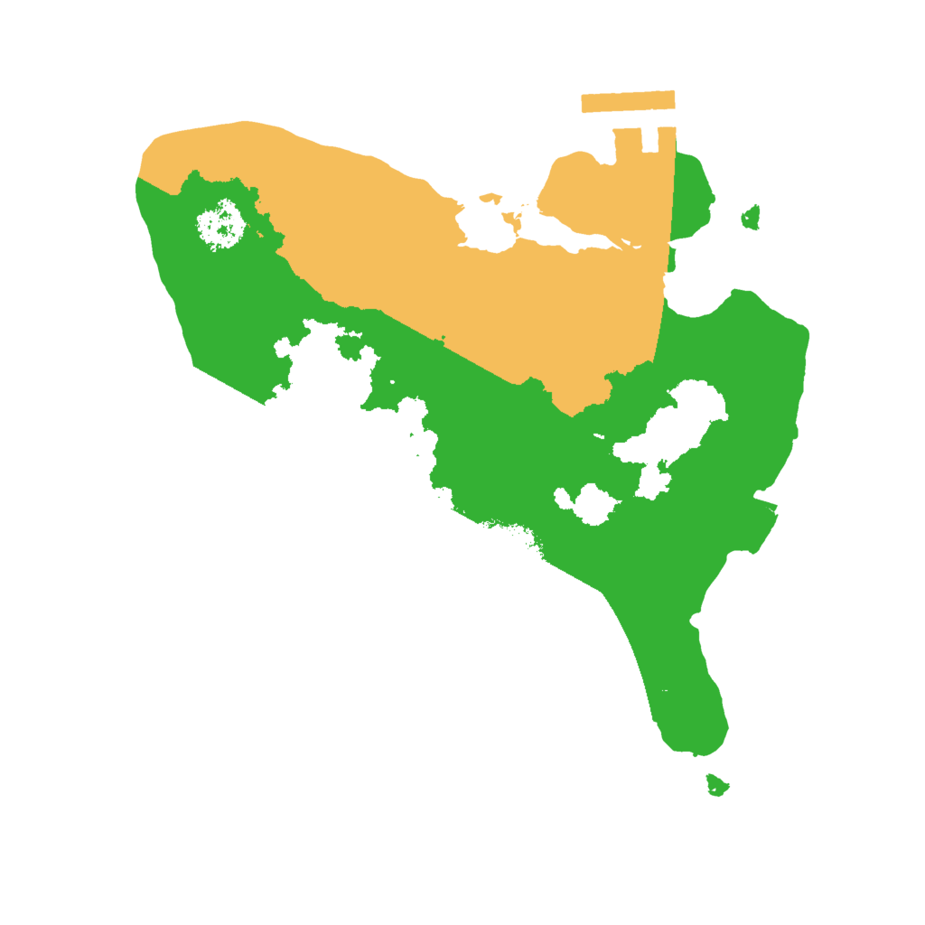 Biome Rust Map: Procedural Map, Size: 2000, Seed: 145789