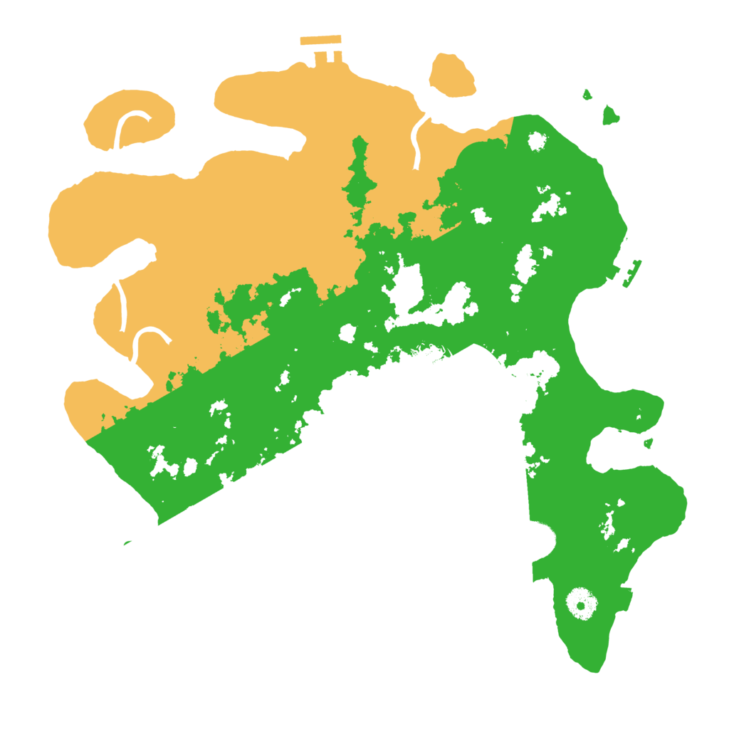Biome Rust Map: Procedural Map, Size: 3600, Seed: 632