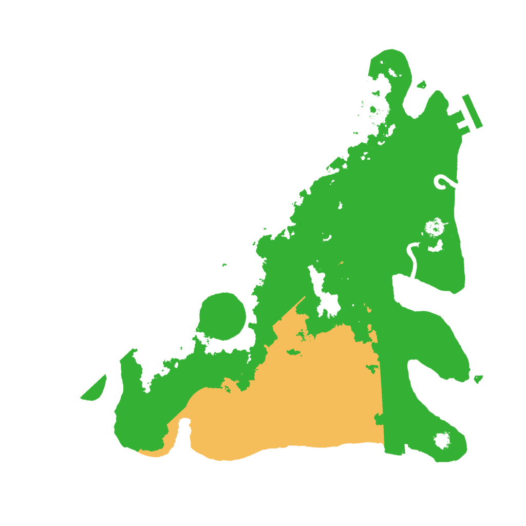 Biome Rust Map: Procedural Map, Size: 3000, Seed: 535489849