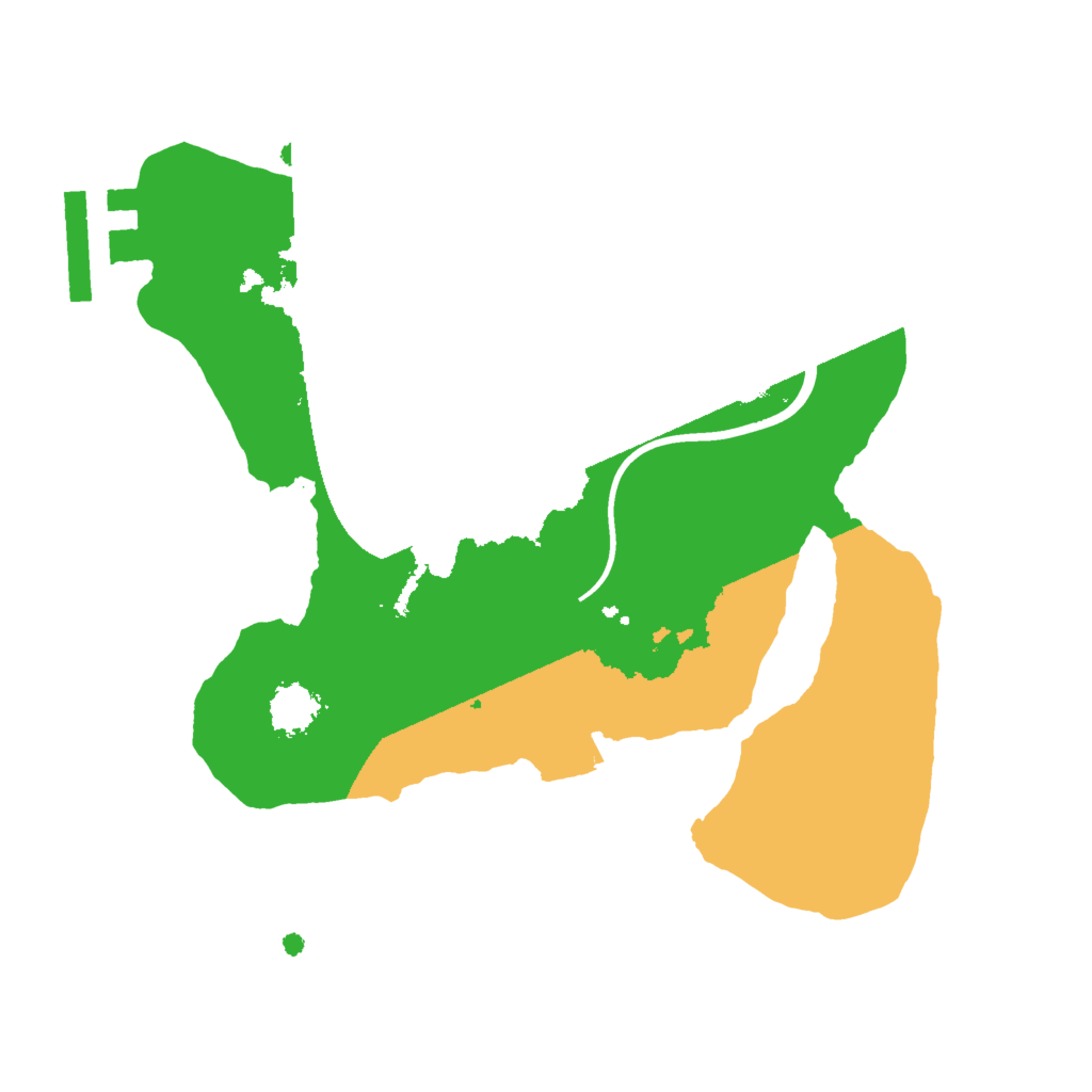 Biome Rust Map: Procedural Map, Size: 2000, Seed: 1406392