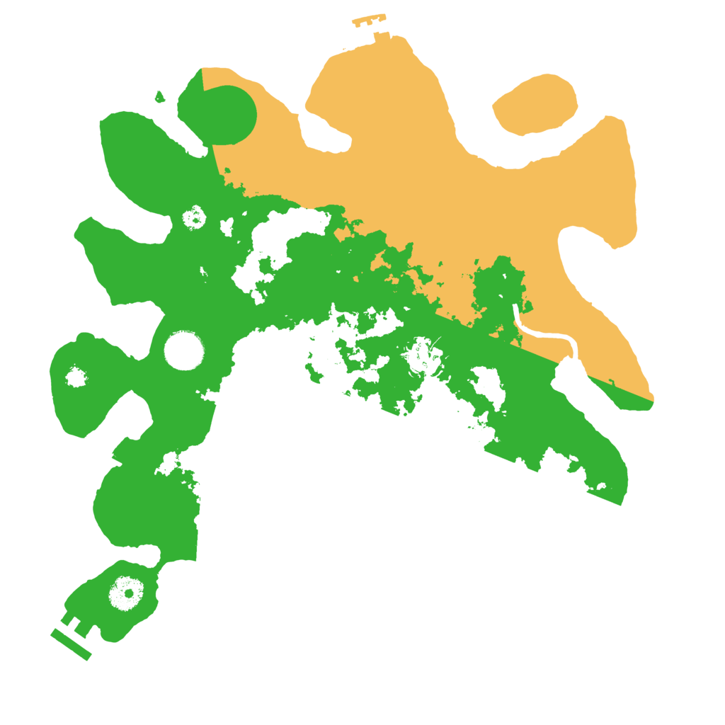 Biome Rust Map: Procedural Map, Size: 3250, Seed: 999