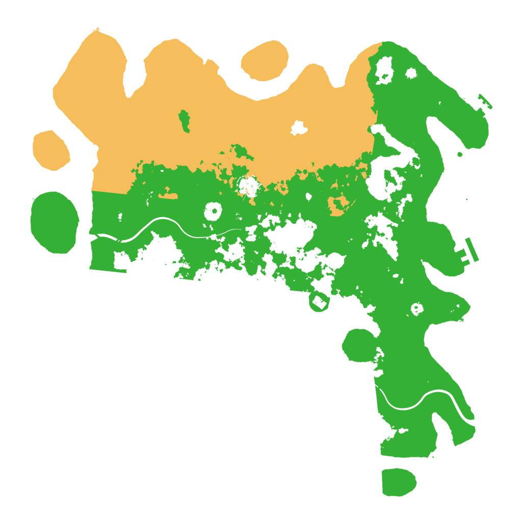 Biome Rust Map: Procedural Map, Size: 4250, Seed: 47777