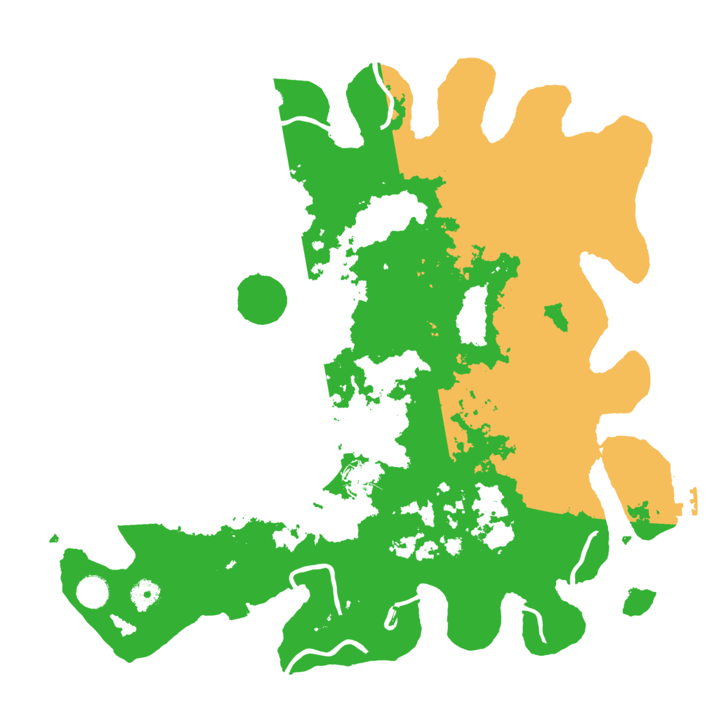 Biome Rust Map: Procedural Map, Size: 3900, Seed: 56321436