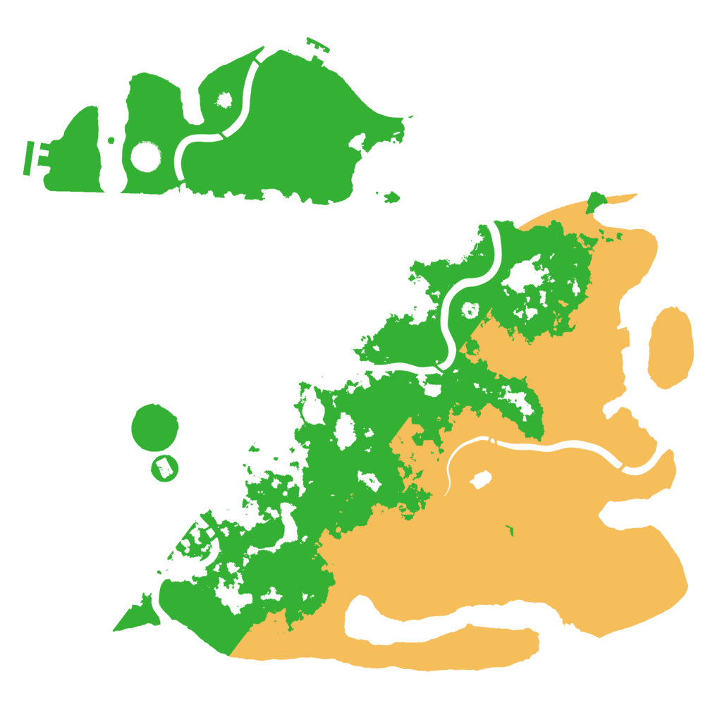 Biome Rust Map: Procedural Map, Size: 4250, Seed: 203445275