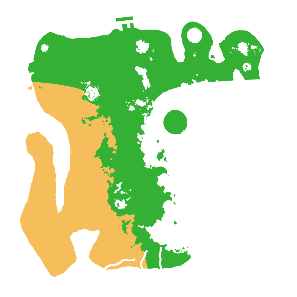 Biome Rust Map: Procedural Map, Size: 3500, Seed: 455089064