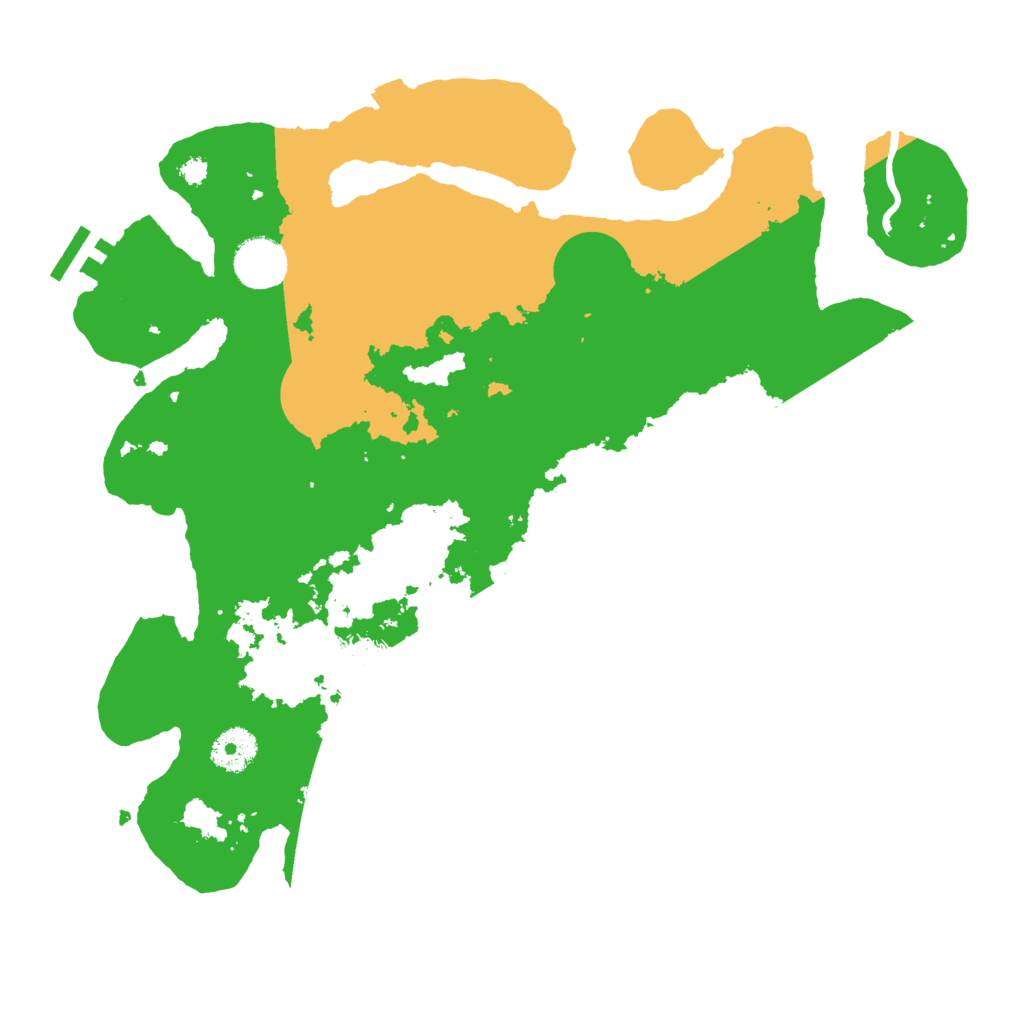 Biome Rust Map: Procedural Map, Size: 3500, Seed: 1428261136