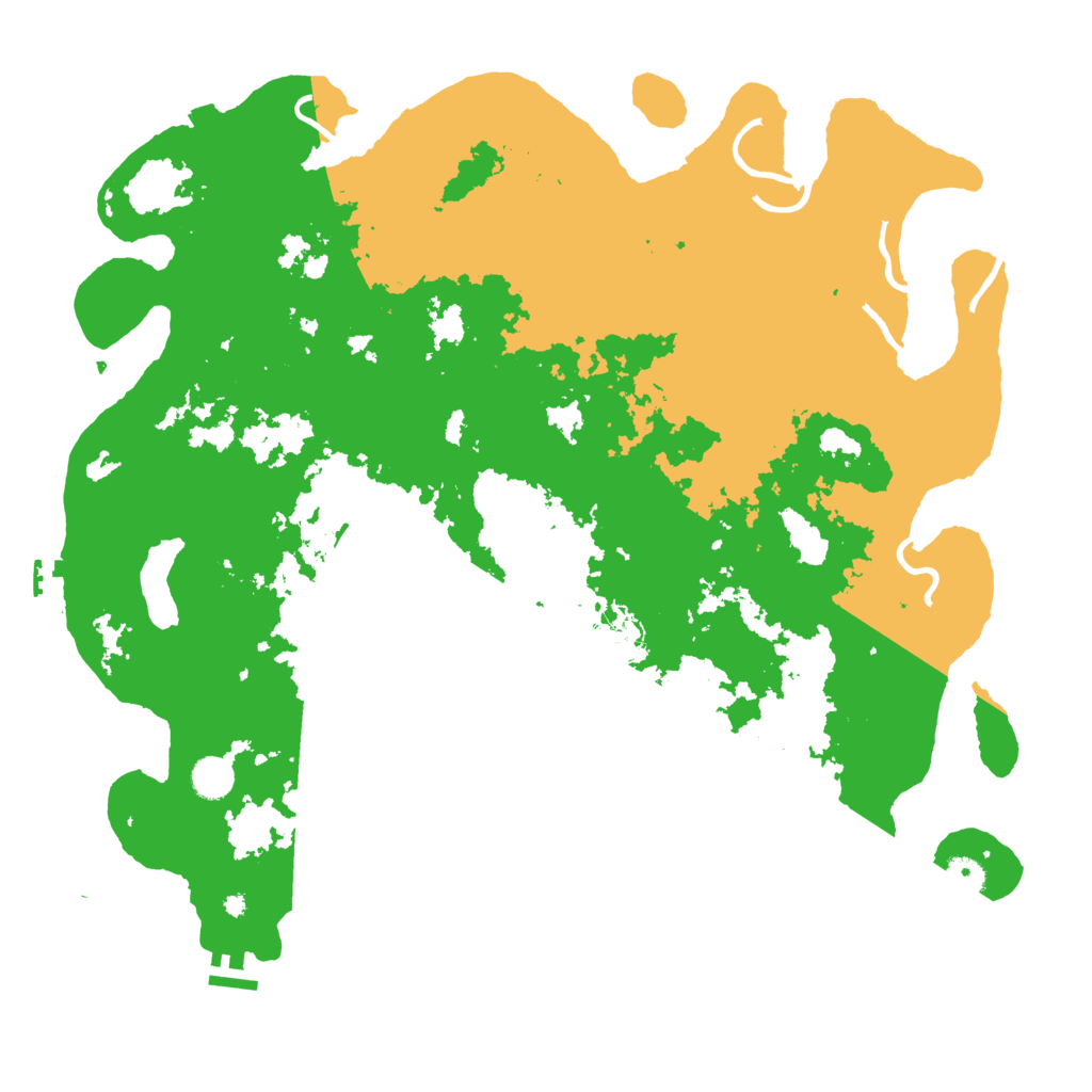 Biome Rust Map: Procedural Map, Size: 4500, Seed: 19960314