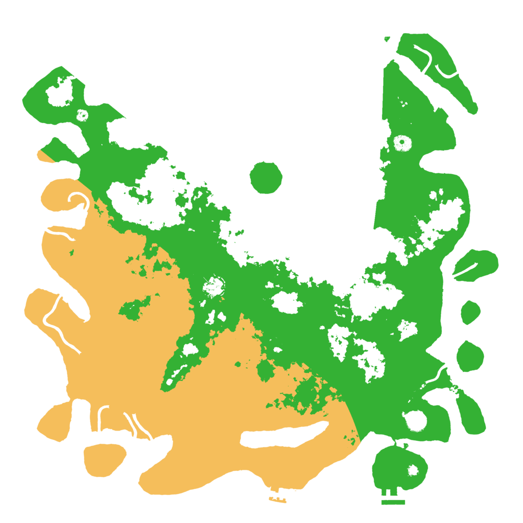 Biome Rust Map: Procedural Map, Size: 4500, Seed: 1973929070
