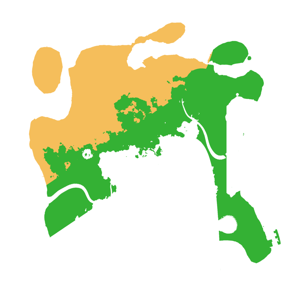 Biome Rust Map: Procedural Map, Size: 3000, Seed: 1323860400
