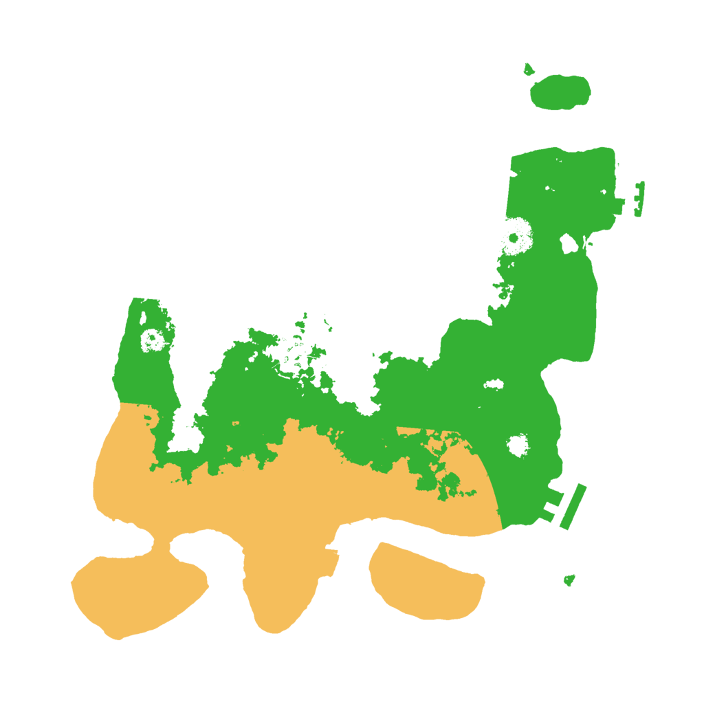 Biome Rust Map: Procedural Map, Size: 3000, Seed: 127958