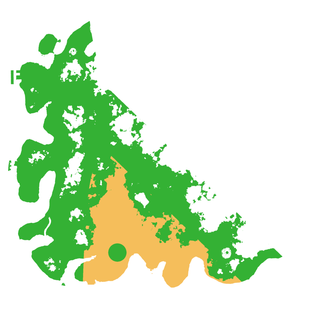 Biome Rust Map: Procedural Map, Size: 4500, Seed: 1592781408