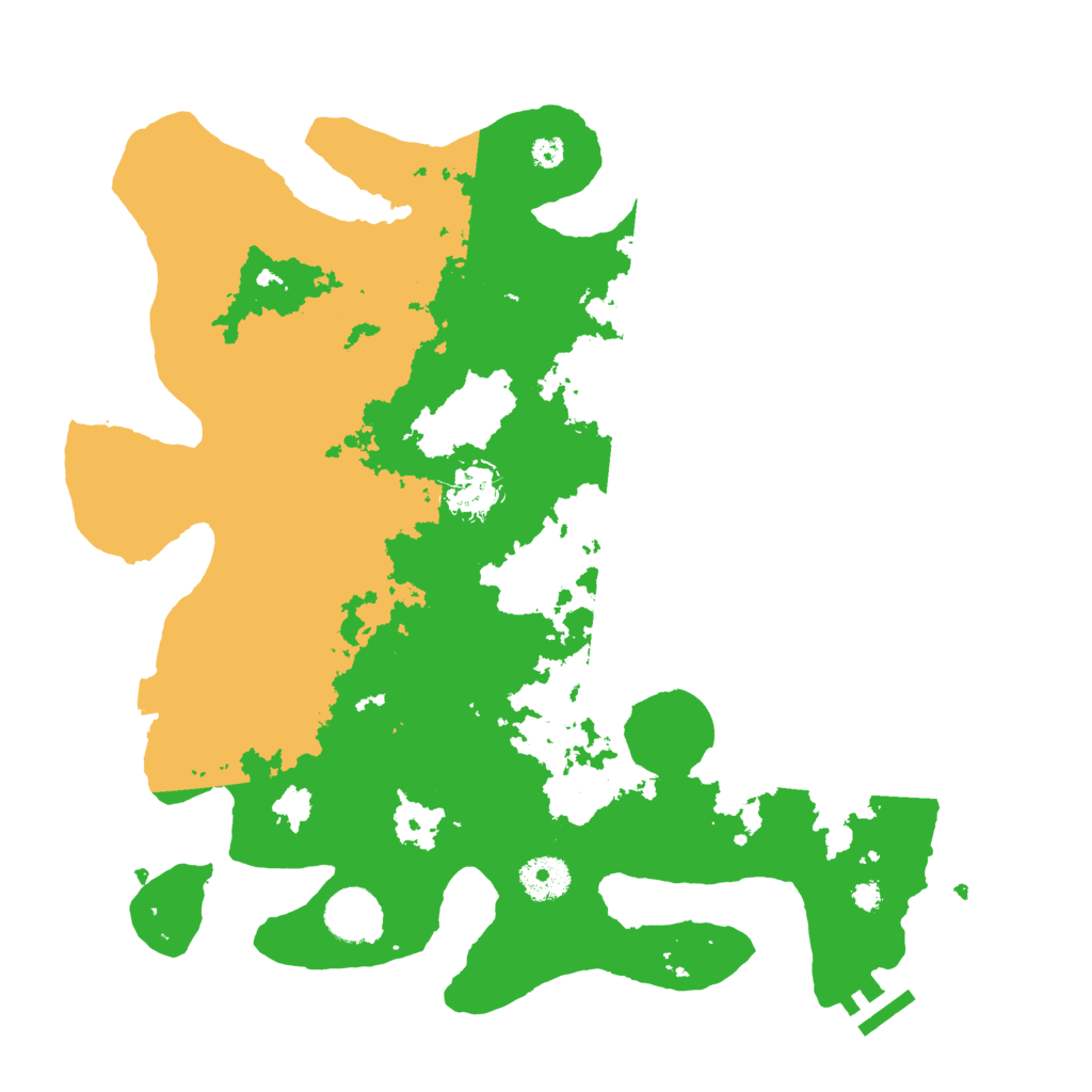 Biome Rust Map: Procedural Map, Size: 3500, Seed: 392943587