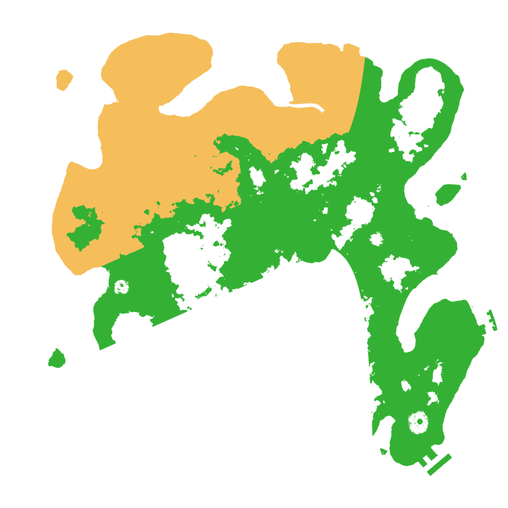 Biome Rust Map: Procedural Map, Size: 3600, Seed: 963154345
