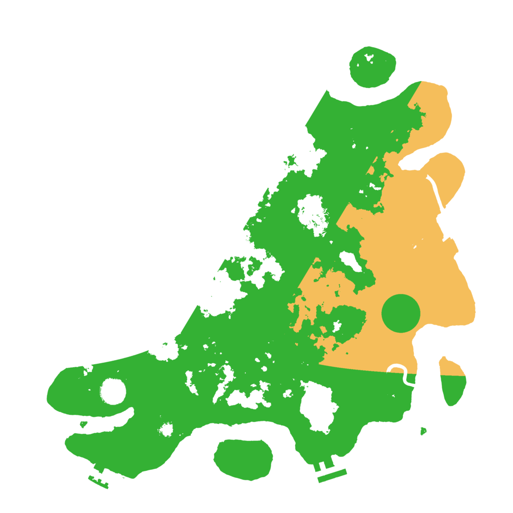 Biome Rust Map: Procedural Map, Size: 3500, Seed: 1994060071