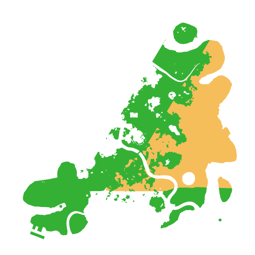 Biome Rust Map: Procedural Map, Size: 3500, Seed: 1994060071