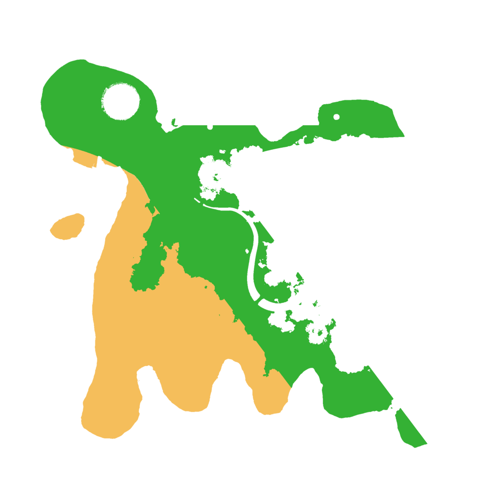 Biome Rust Map: Procedural Map, Size: 2400, Seed: 602069726