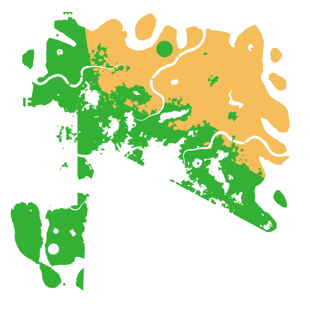 Biome Rust Map: Procedural Map, Size: 5000, Seed: 31256432