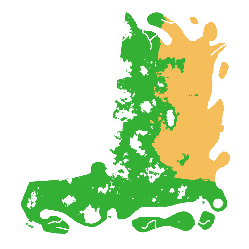 Biome Rust Map: Procedural Map, Size: 4500, Seed: 143942423