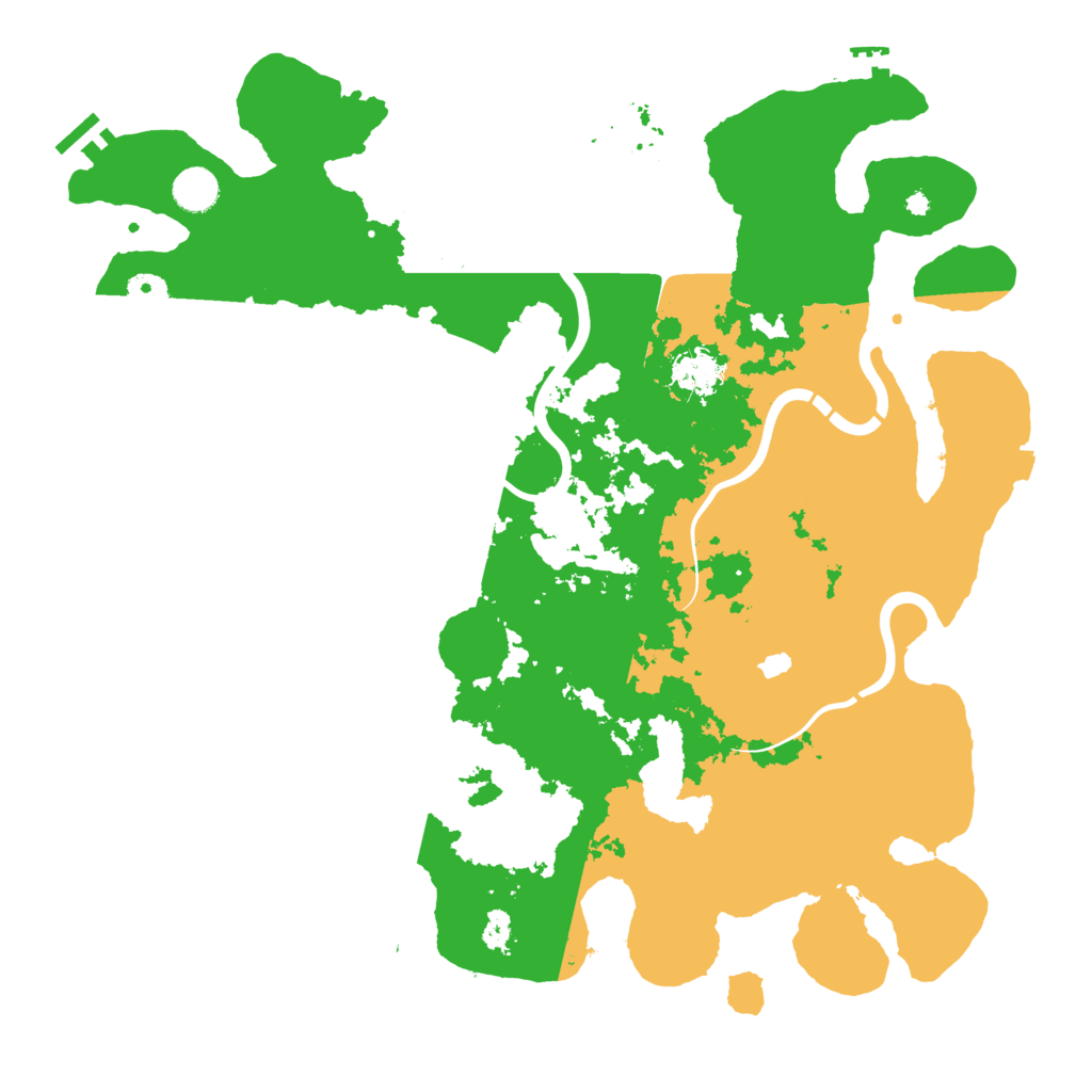 Biome Rust Map: Procedural Map, Size: 4250, Seed: 892090175
