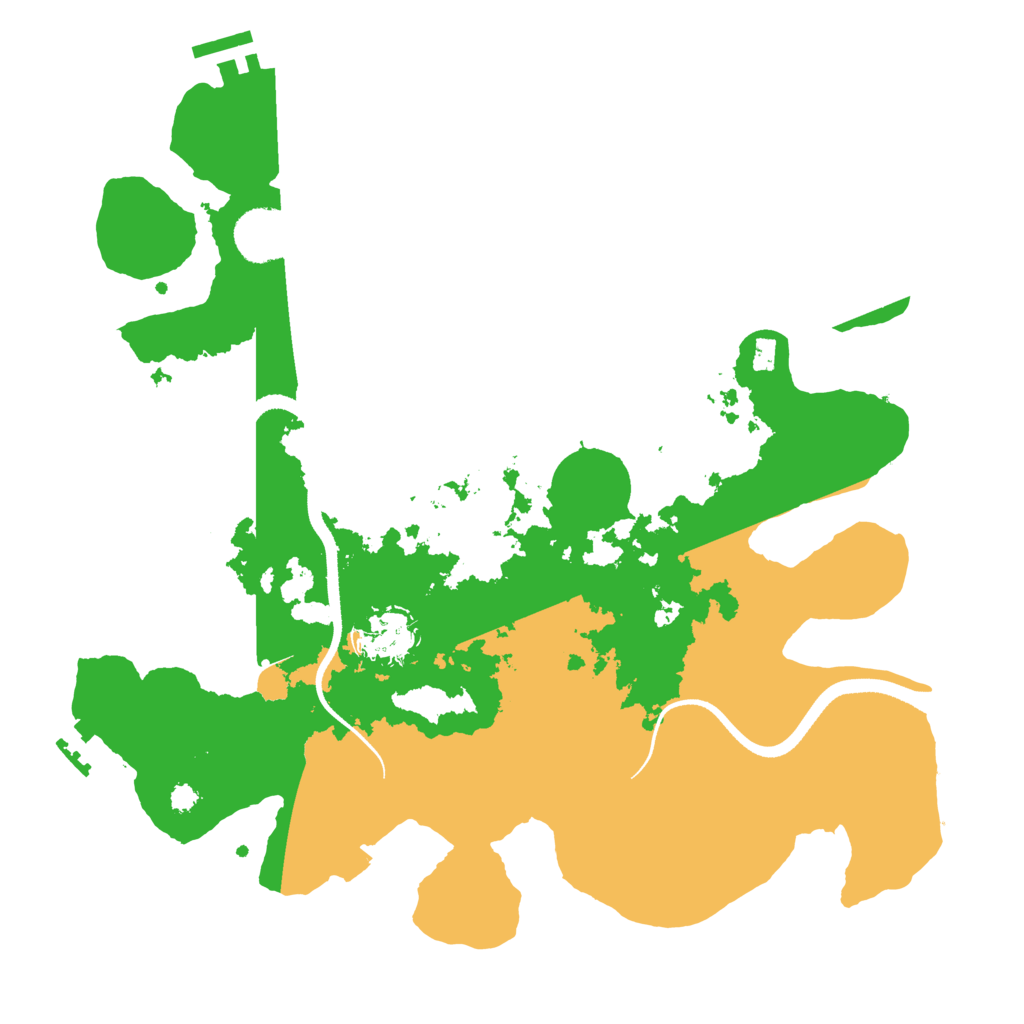 Biome Rust Map: Procedural Map, Size: 3400, Seed: 907379158