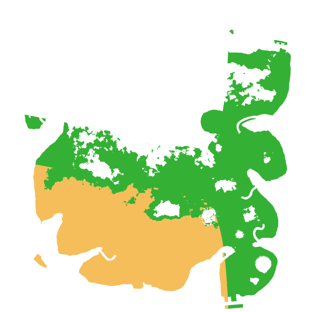 Biome Rust Map: Procedural Map, Size: 3500, Seed: 2046992159