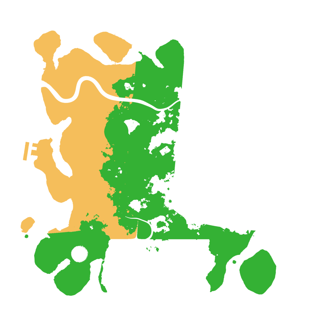 Biome Rust Map: Procedural Map, Size: 3500, Seed: 623581441
