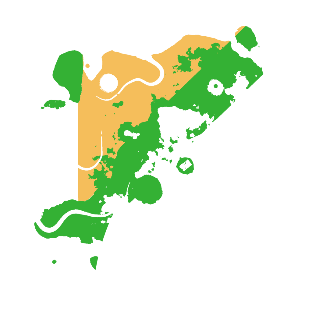 Biome Rust Map: Procedural Map, Size: 3000, Seed: 15727