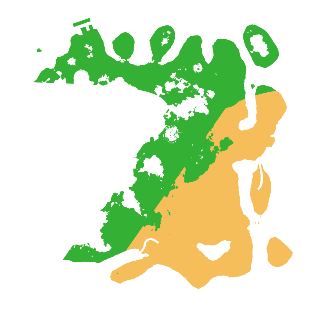 Biome Rust Map: Procedural Map, Size: 3500, Seed: 170838