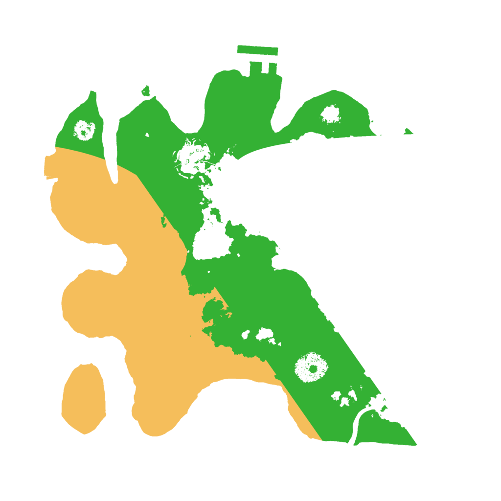 Biome Rust Map: Procedural Map, Size: 2500, Seed: 424652150