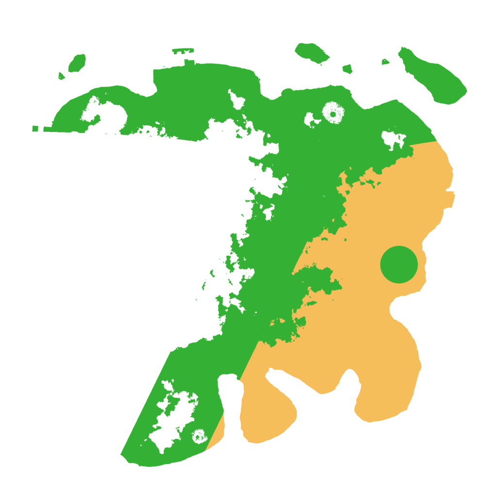 Biome Rust Map: Procedural Map, Size: 3500, Seed: 829523594