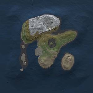 Thumbnail Rust Map: Procedural Map, Size: 1500, Seed: 174059603, 4 Monuments