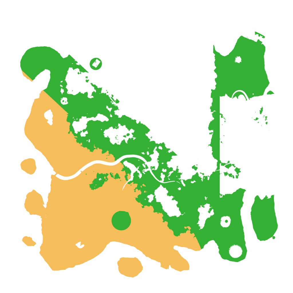 Biome Rust Map: Procedural Map, Size: 4000, Seed: 98741565