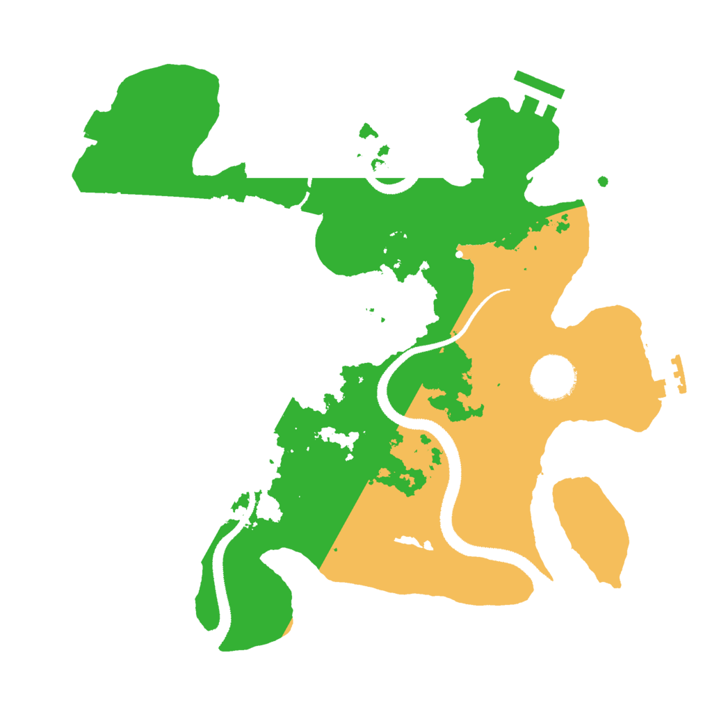 Biome Rust Map: Procedural Map, Size: 2800, Seed: 1238296344