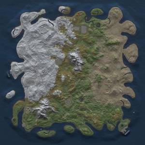 Thumbnail Rust Map: Procedural Map, Size: 5000, Seed: 521926010, 19 Monuments