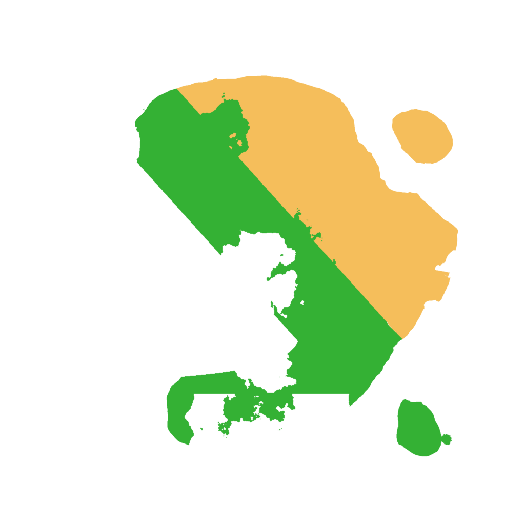 Biome Rust Map: Procedural Map, Size: 2000, Seed: 1364296832