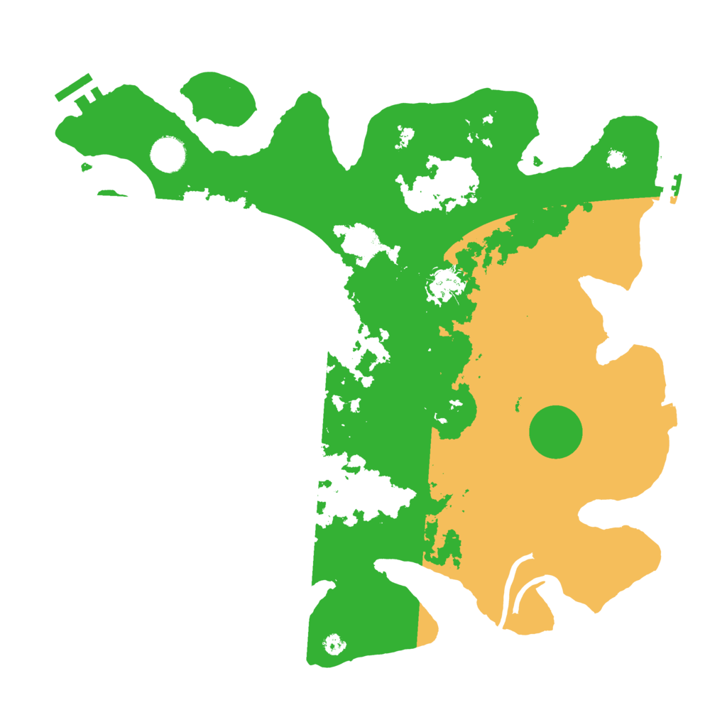 Biome Rust Map: Procedural Map, Size: 3600, Seed: 162087583