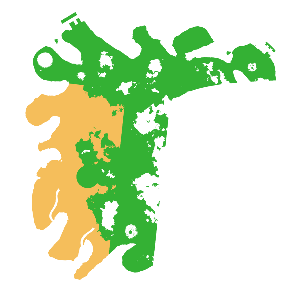 Biome Rust Map: Procedural Map, Size: 3500, Seed: 3186976