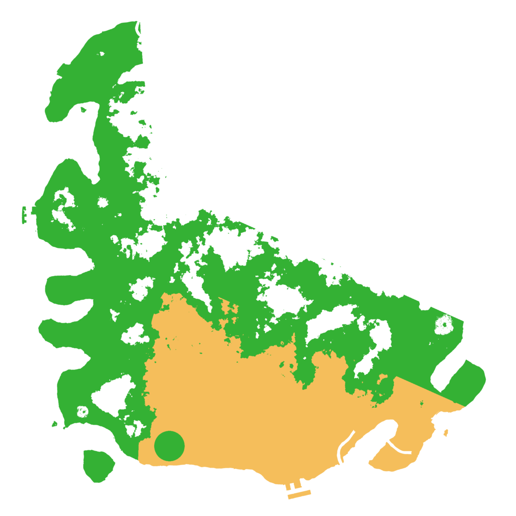 Biome Rust Map: Procedural Map, Size: 4500, Seed: 244347