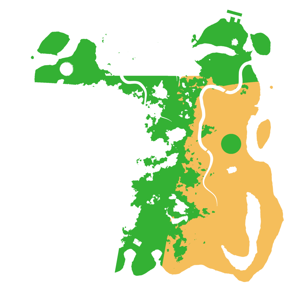 Biome Rust Map: Procedural Map, Size: 4000, Seed: 614989313