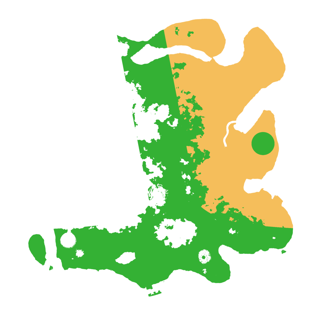 Biome Rust Map: Procedural Map, Size: 3600, Seed: 2069572410