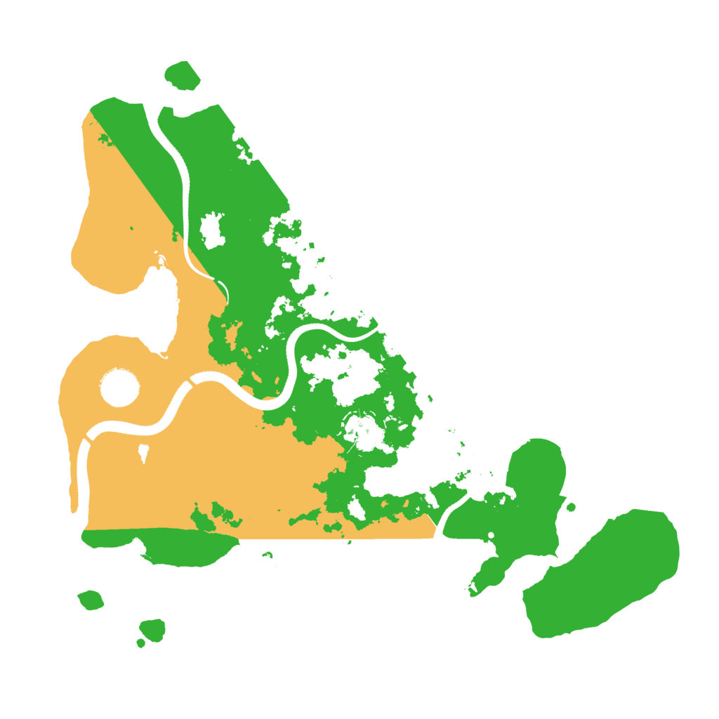 Biome Rust Map: Procedural Map, Size: 3300, Seed: 66606660