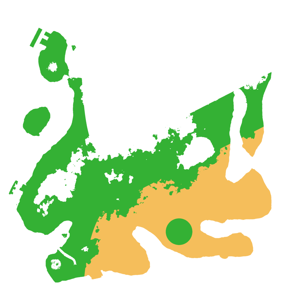 Biome Rust Map: Procedural Map, Size: 3000, Seed: 379162128