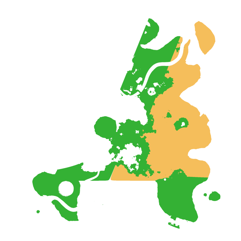 Biome Rust Map: Procedural Map, Size: 3000, Seed: 85431