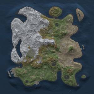 Thumbnail Rust Map: Procedural Map, Size: 3000, Seed: 85431, 12 Monuments