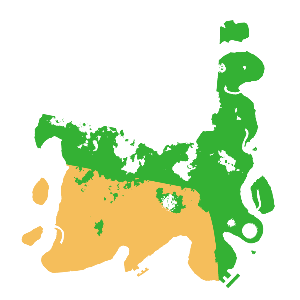 Biome Rust Map: Procedural Map, Size: 3500, Seed: 622525988