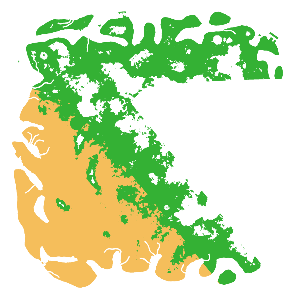 Biome Rust Map: Procedural Map, Size: 6000, Seed: 40169817